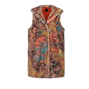 Emanuela Biffoli Gilet Lungo Paisley